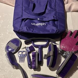 New Purple 12 piece Horse Grooming Kit - great gift